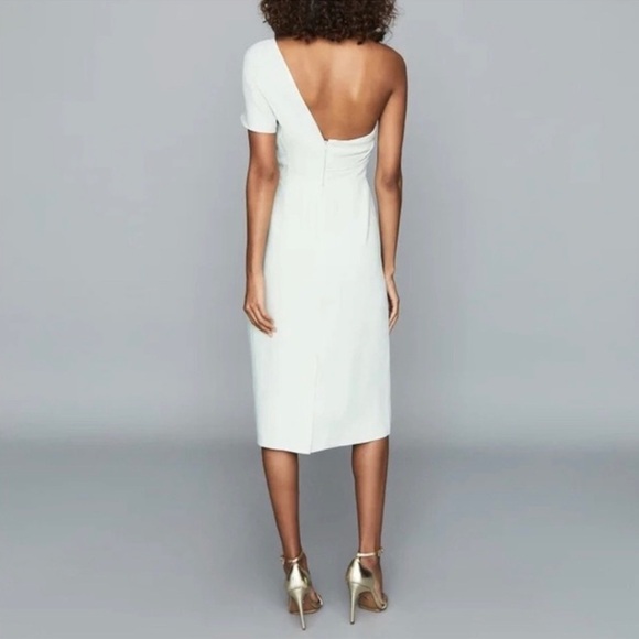 Reiss Riana Midi One Shoulder Dress. NWT Size 4 - Picture 2 of 16